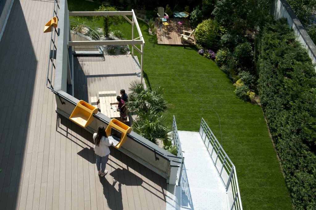 jardin pour travailler en extérieur