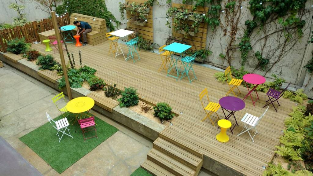 terrasse réservée coworking