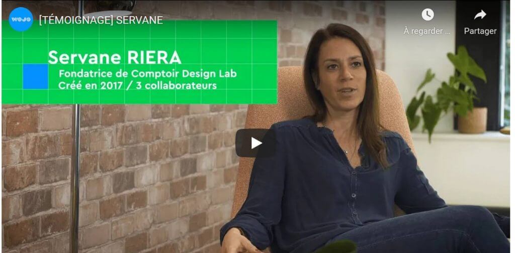 Témoignage networking Servane Riera Comptoir Design Lab Wojo