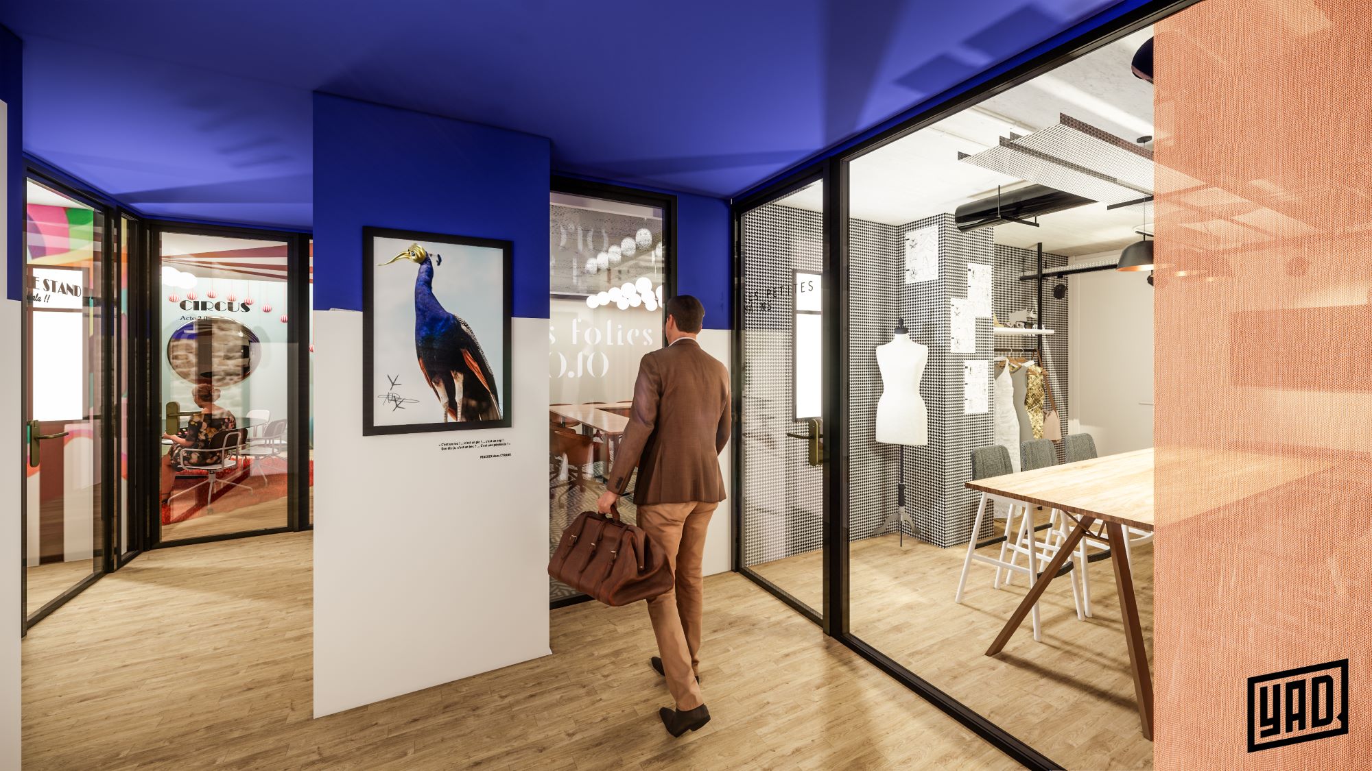 Les bureaux font leur show à Pigalle