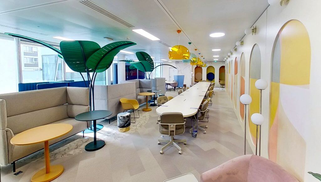 bureaux adaptés au flex office