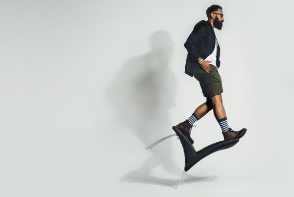 homme élégant original